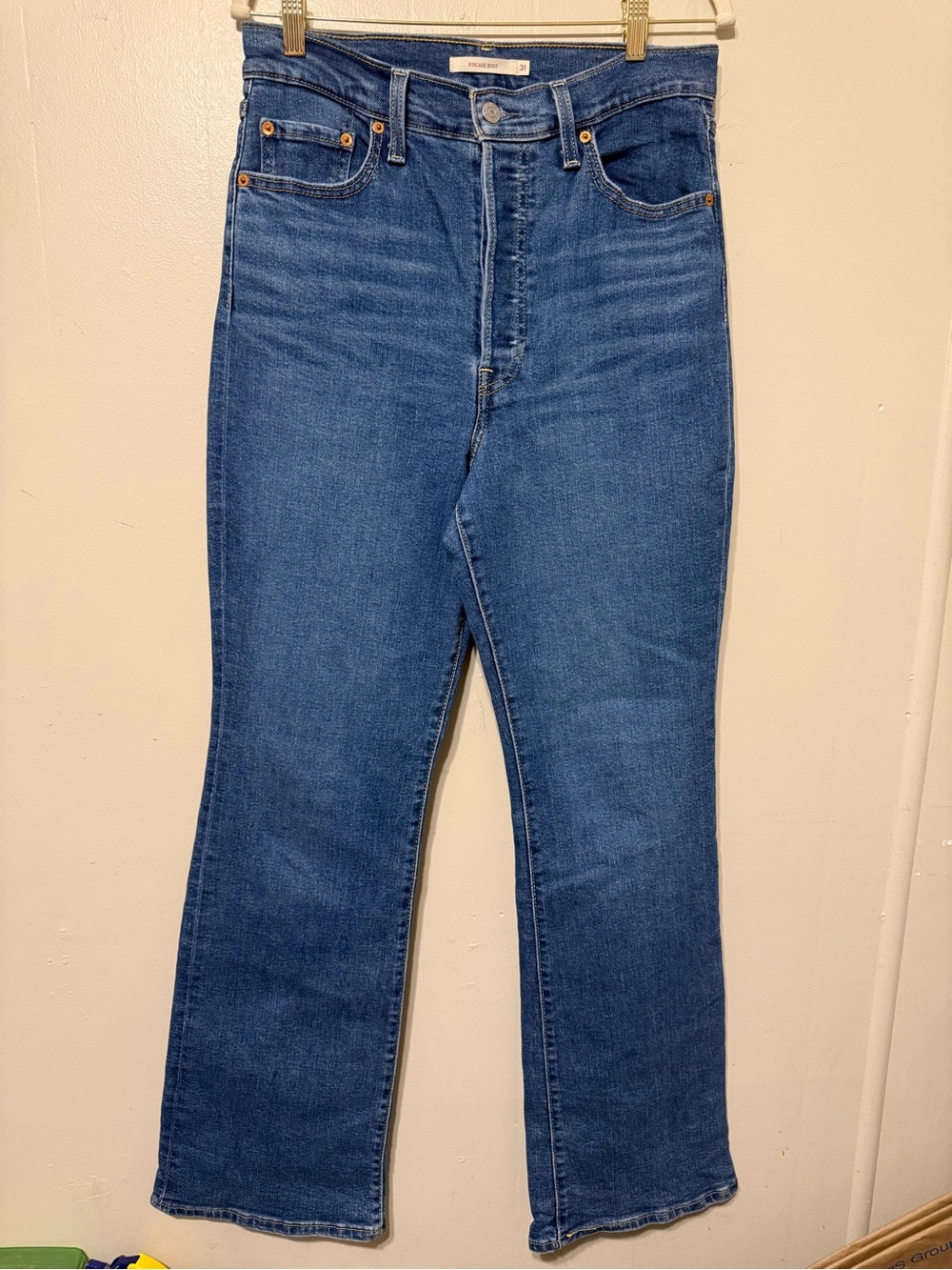 Levi's Ribcage boot 31Women's Jeans in Medium Blue